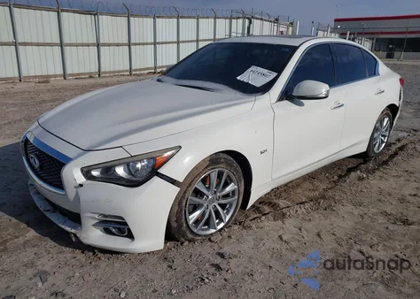 2017 Infiniti Q50 3.0T Premium z USA, uszkodzony, nr VIN JN1EV7AR0HM832877